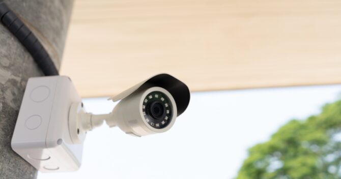 Outdoor CCTV watching camera for security and safety home upstate ny installation